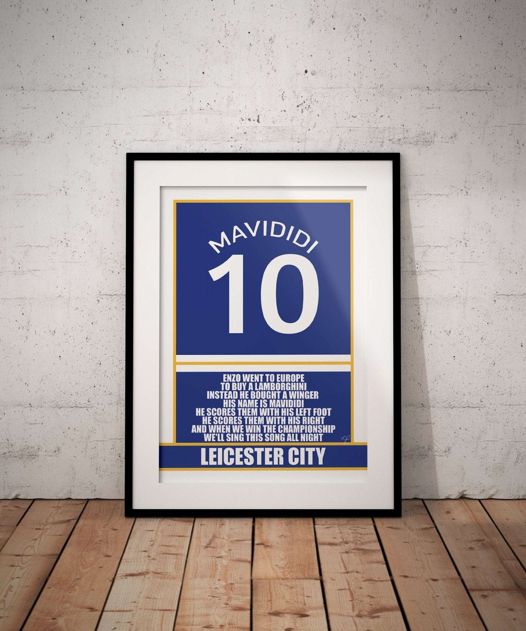 Leicester City Stephy Mavididi print - Striped Circle