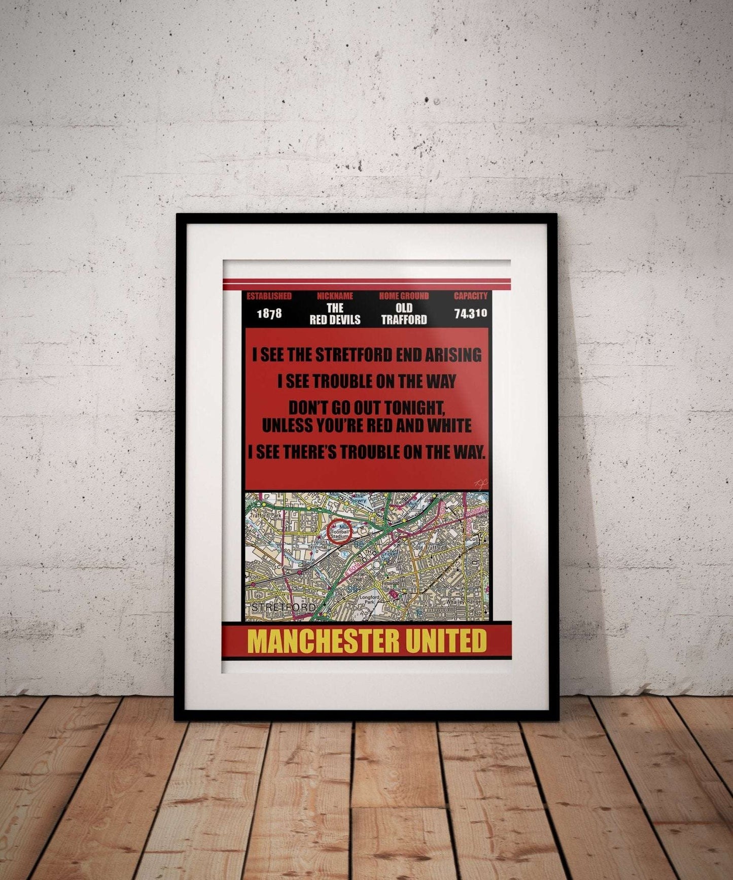 Old Trafford Manchester United - Football Print