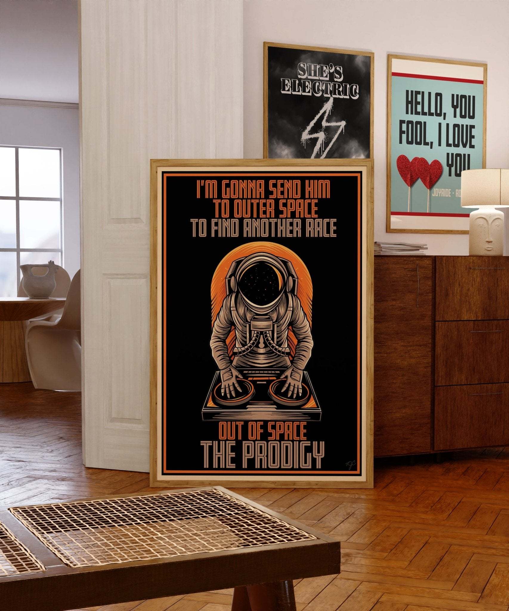 Out of Space - The Prodigy - Art Print - Striped Circle