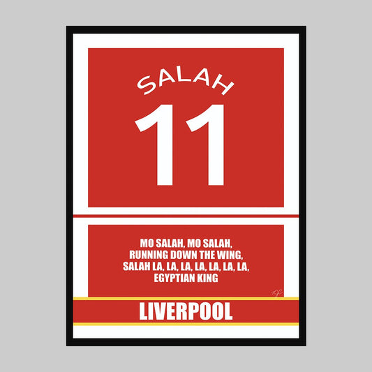 Liverpool Mo Salah Football Art Print