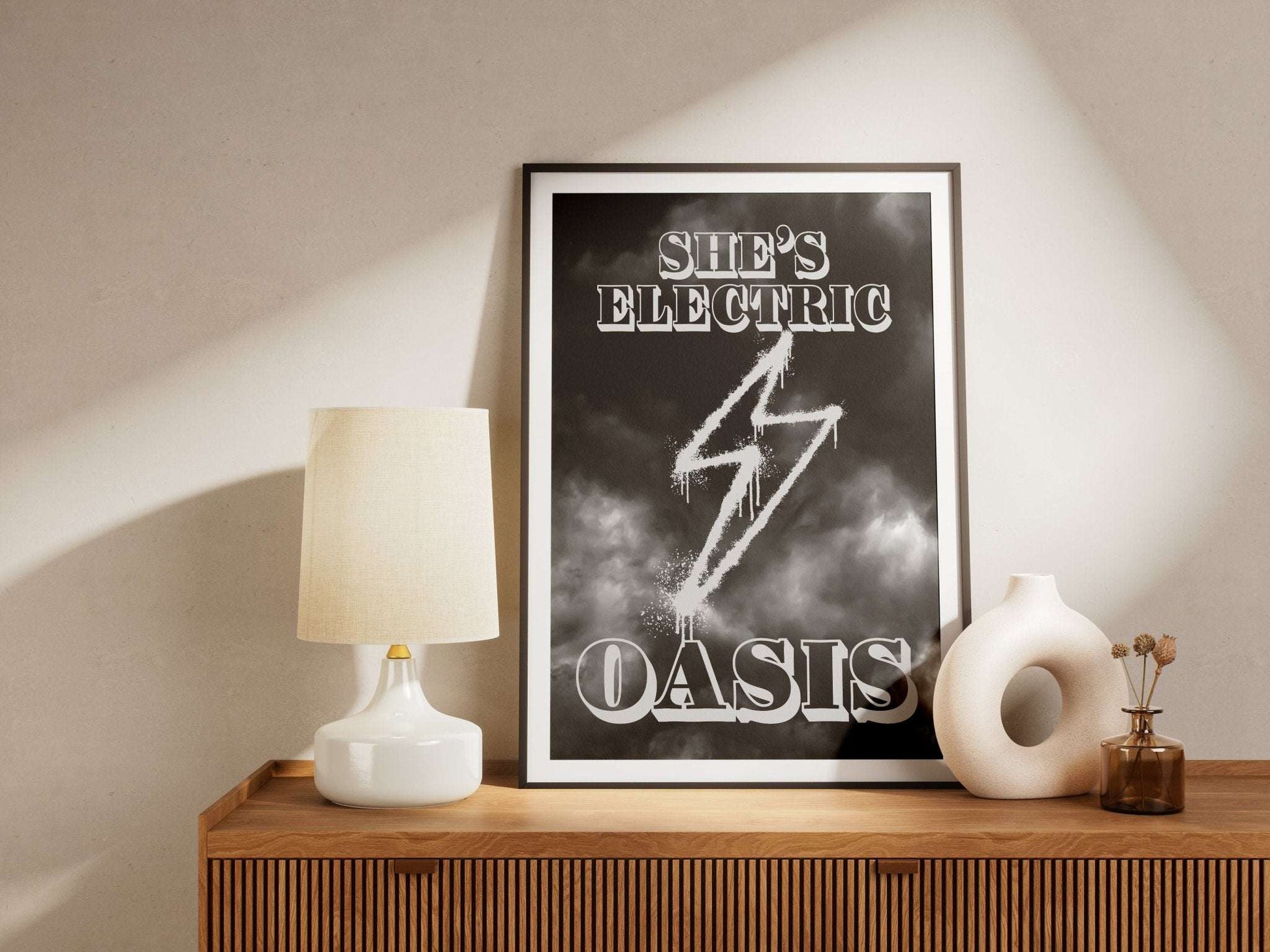 Sh's Electric Oasis Print