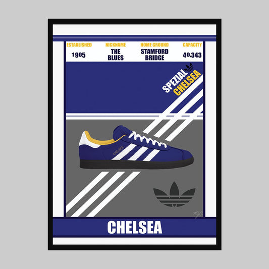 Chelsea Spezial trainer football print - Striped CircleA3