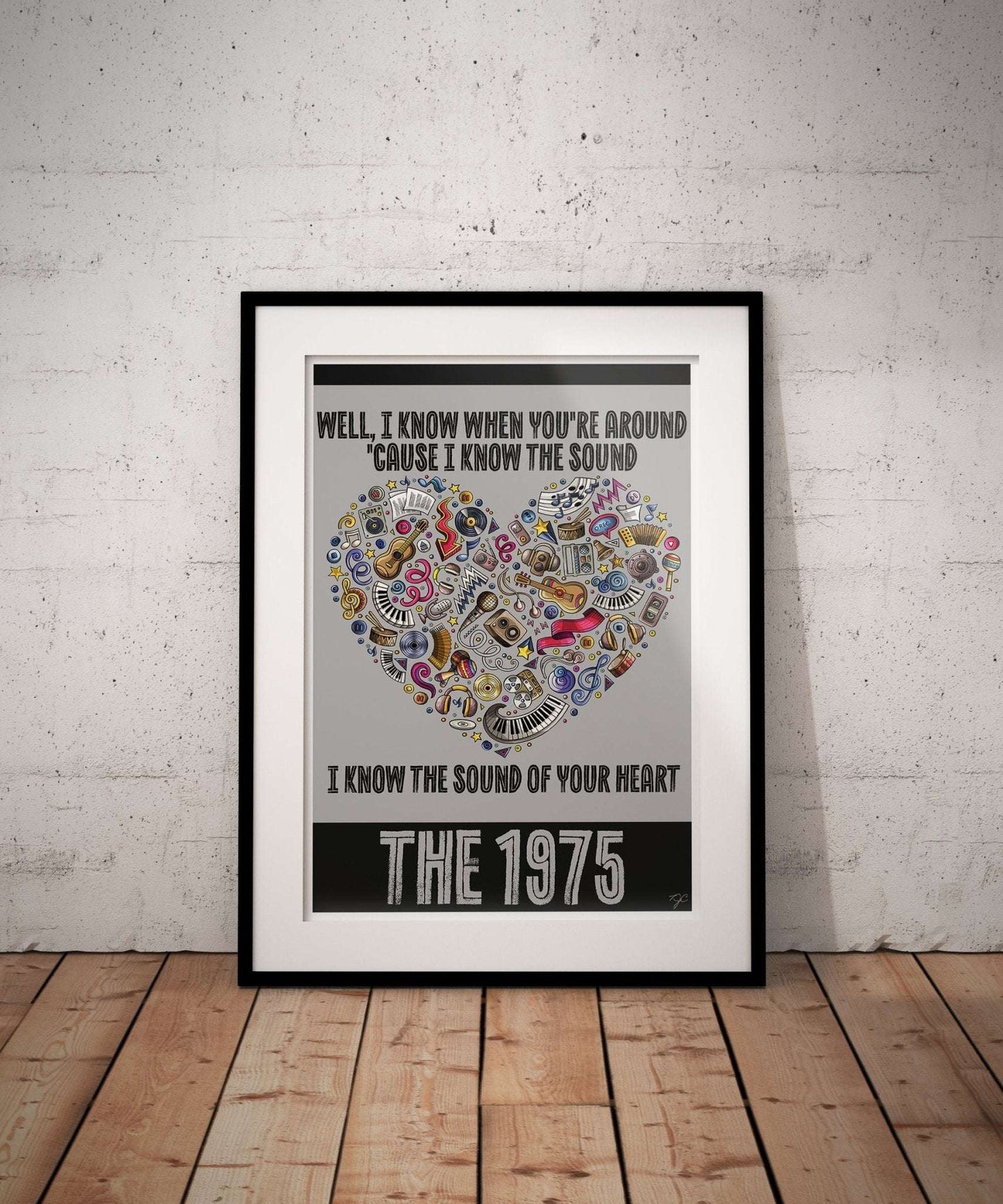 The Sound The 1975 - Art Print - Striped Circle