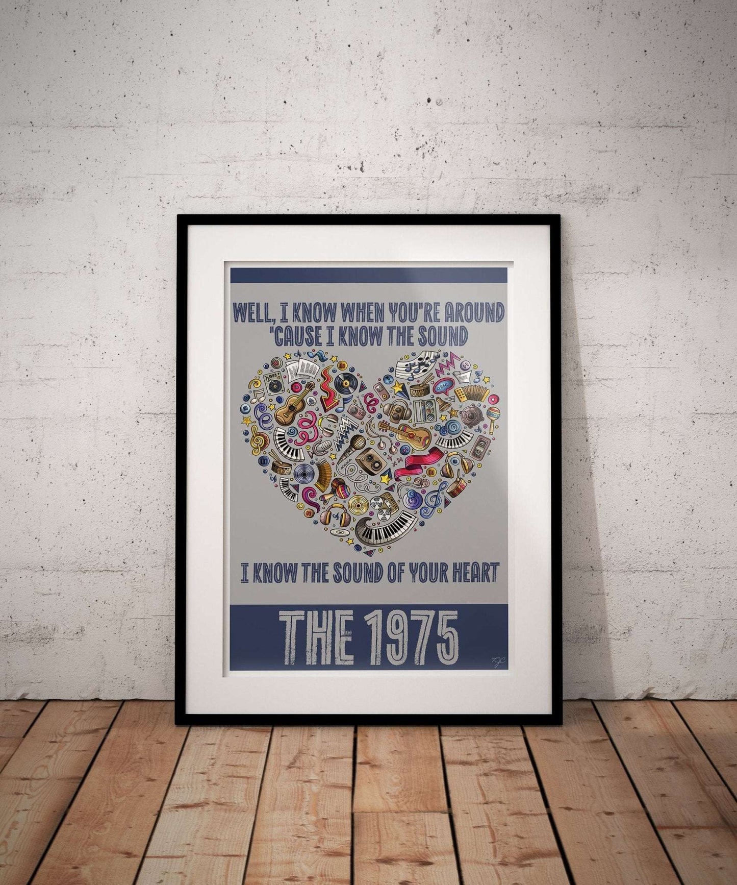 The Sound The 1975 - Art Print - Striped Circle