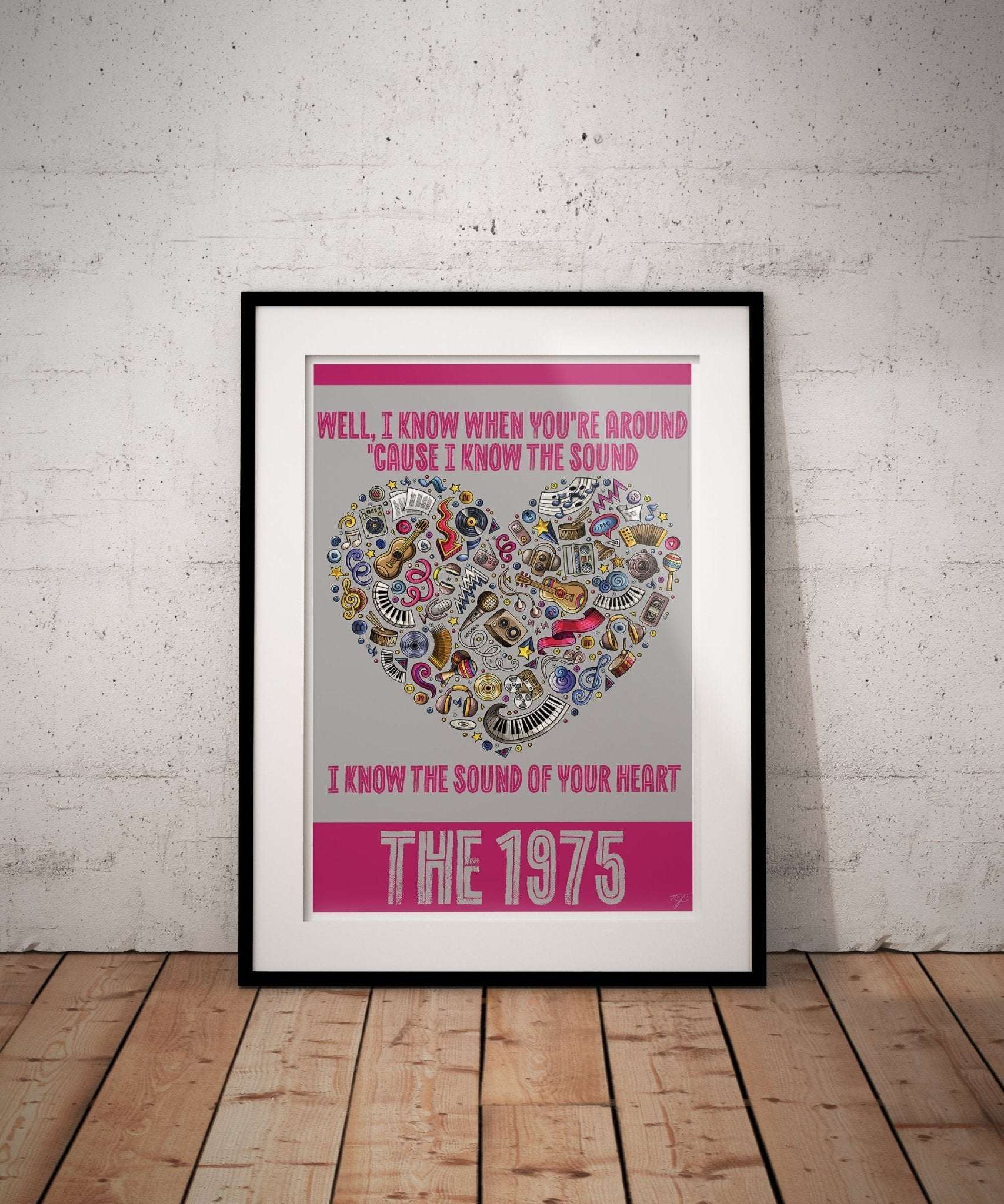 The Sound The 1975 - Art Print - Striped Circle