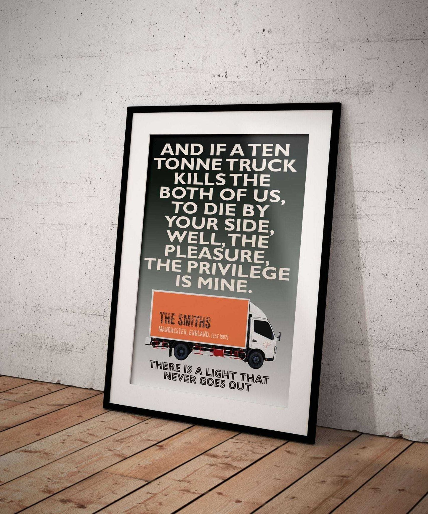 There is a Light That Never Goes Out - The Smiths - Art print (Part 1) - Striped Circle